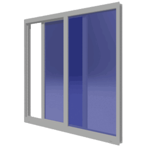 Mr. Glass Series MG-300 (HR) Horizontal Roller Impact Full View Windows